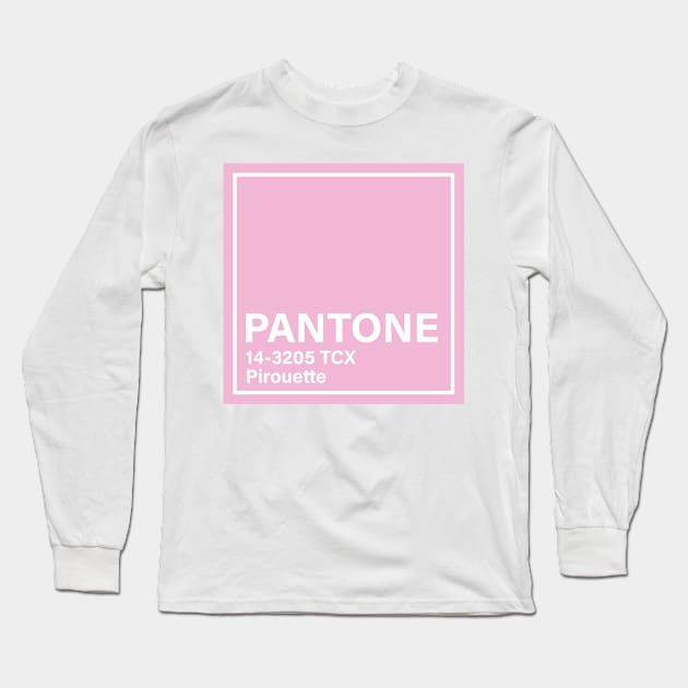 pantone 14-3205 TCX Pirouette Long Sleeve T-Shirt by princessmi-com